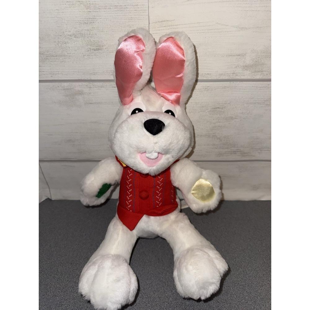 Peter Cottontail‎ Stuffed Plush Singing  Battery Operated Easter Bunny Works